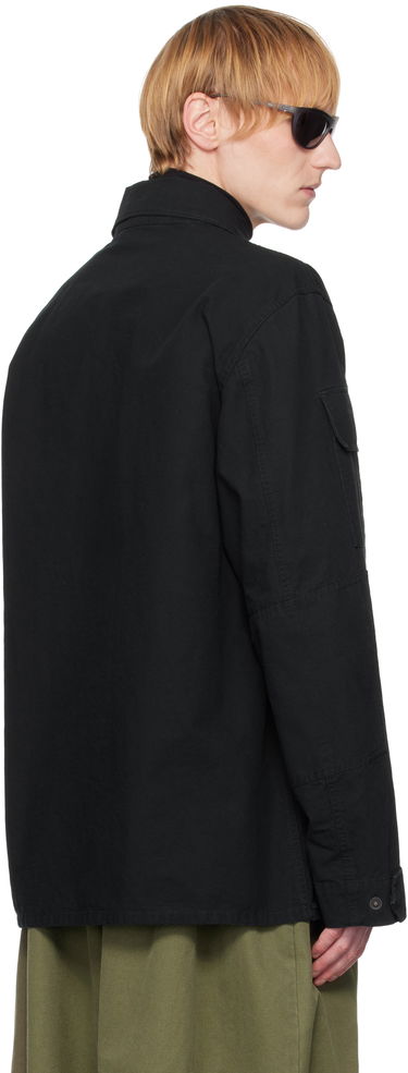 Jakke Balenciaga Balenciaga Military Shirt Sort | 814719TQP13, 2
