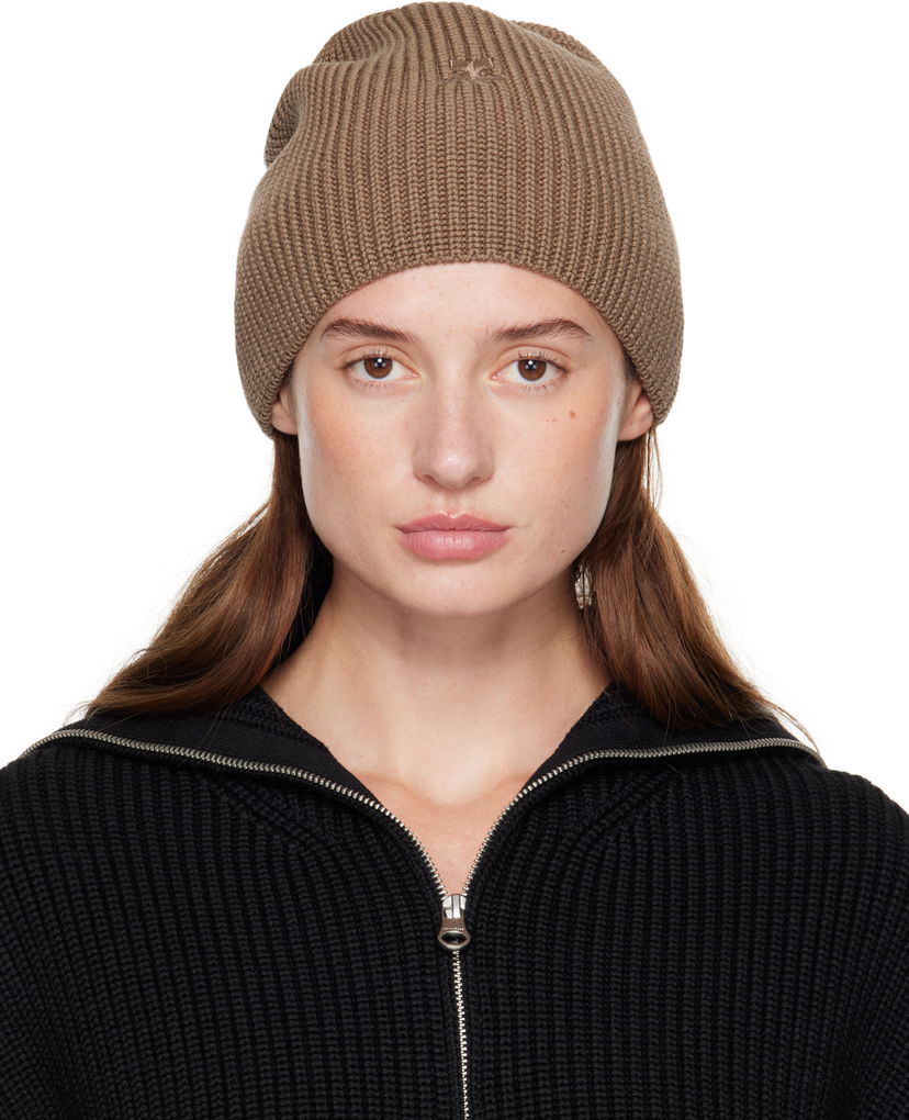 Beanie Courrèges Courrèges Light Wool Beanie Sort | 325MCP017FI0036