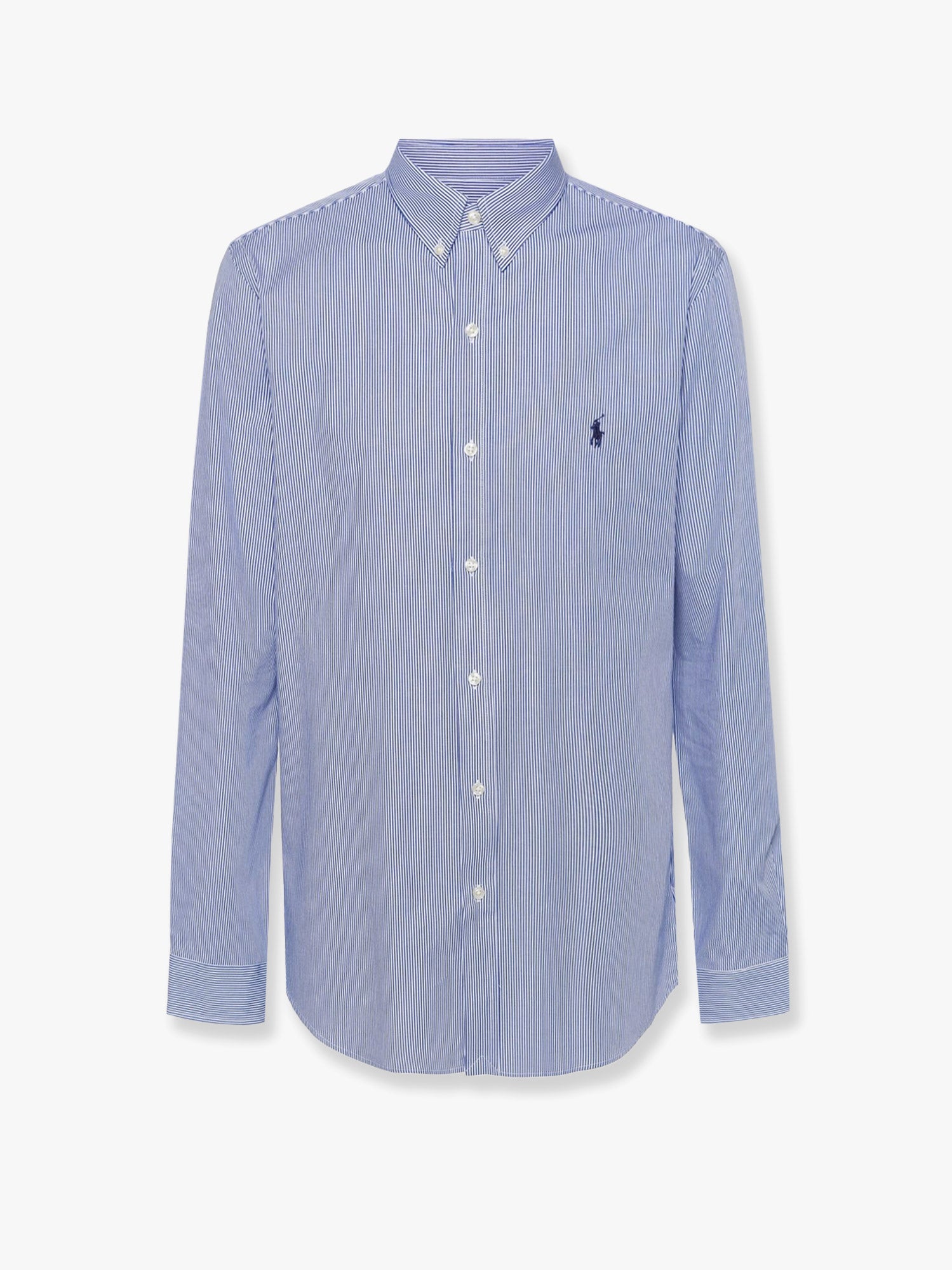 Skjorte Polo by Ralph Lauren Striped Button-Down Shirt by Polo Ralph Lauren Blå | 710928254007, 0