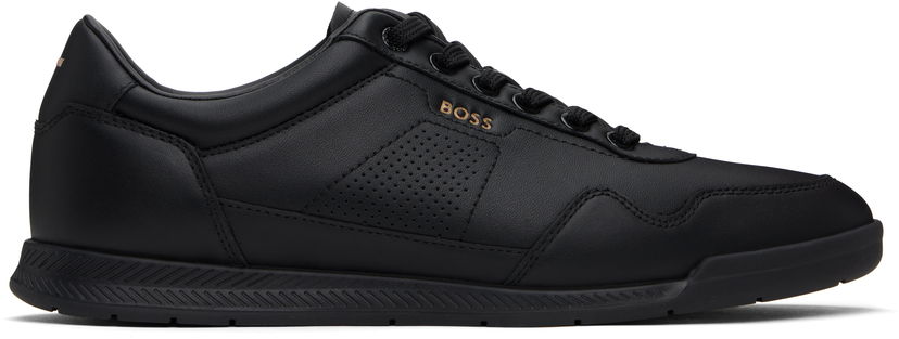 Tøj BOSS BOSS Nappa-Leather Sort | 50542099