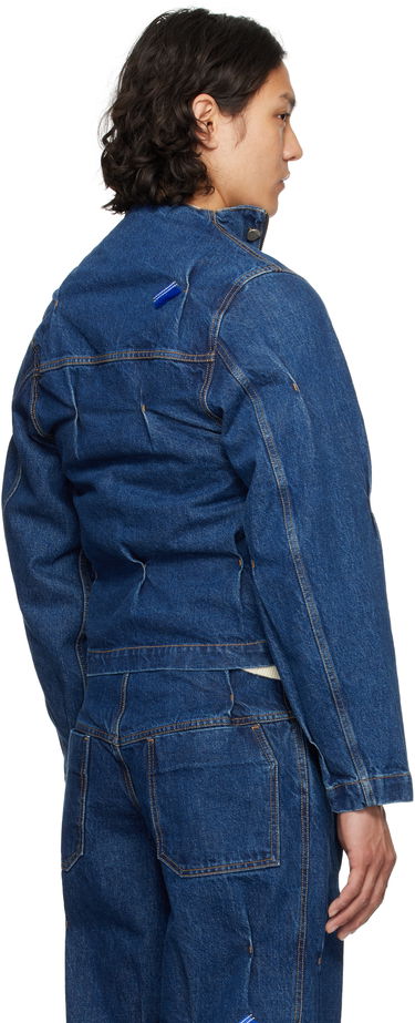 Jakke ADER ERROR ADER error 0108 Cropped Denim Jacket Blå | BO01SSJK0108BL, 2
