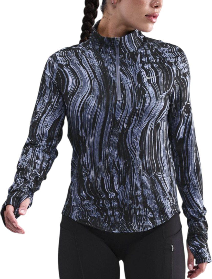 T-shirt Nike Wavy Pattern Swift Quarter-Zip Running Top Flerfarvet | hv8921-499