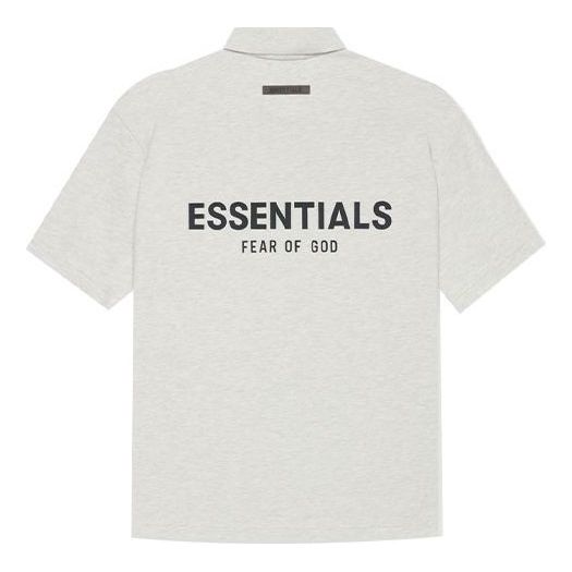 Polo skjorte Fear of God Essentials Polo Shirt Grå | FOG-SS21-661, 0