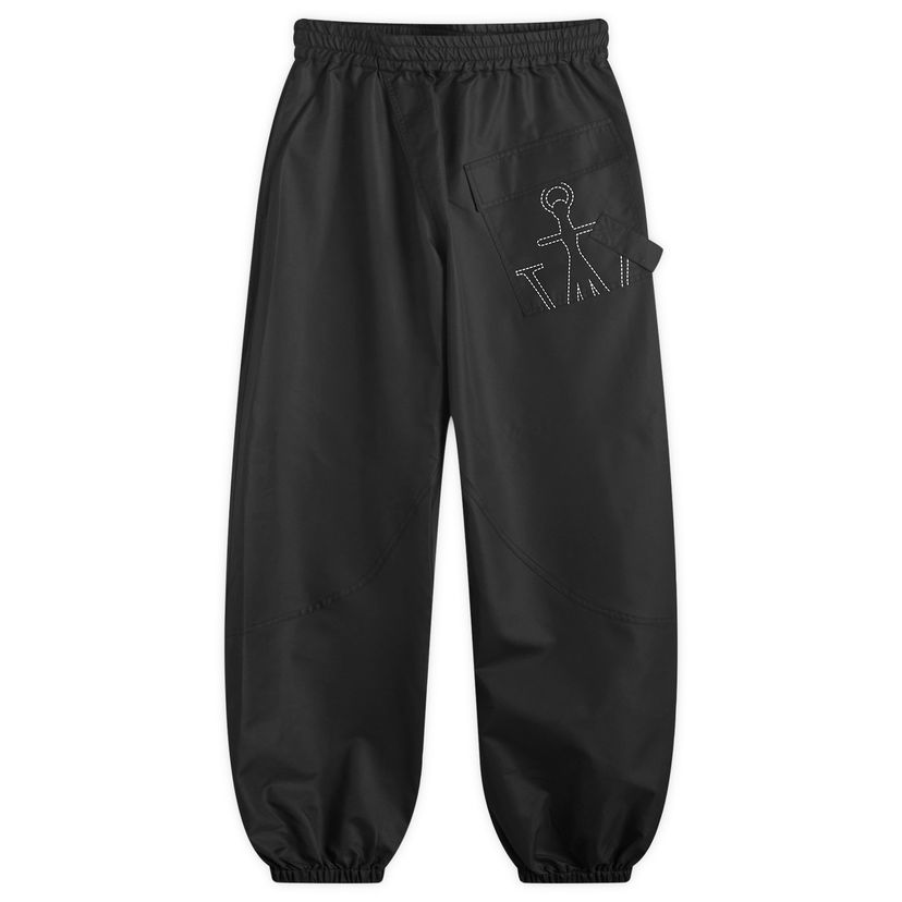 Joggingbukser JW Anderson Twisted Logo Joggers Sort | TR0312-PG1345-999