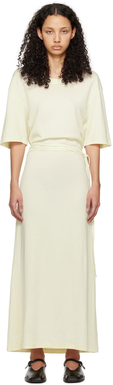 Kjole LEMAIRE Belted Midi Dress Beige | DR1045 LJ1016, 0