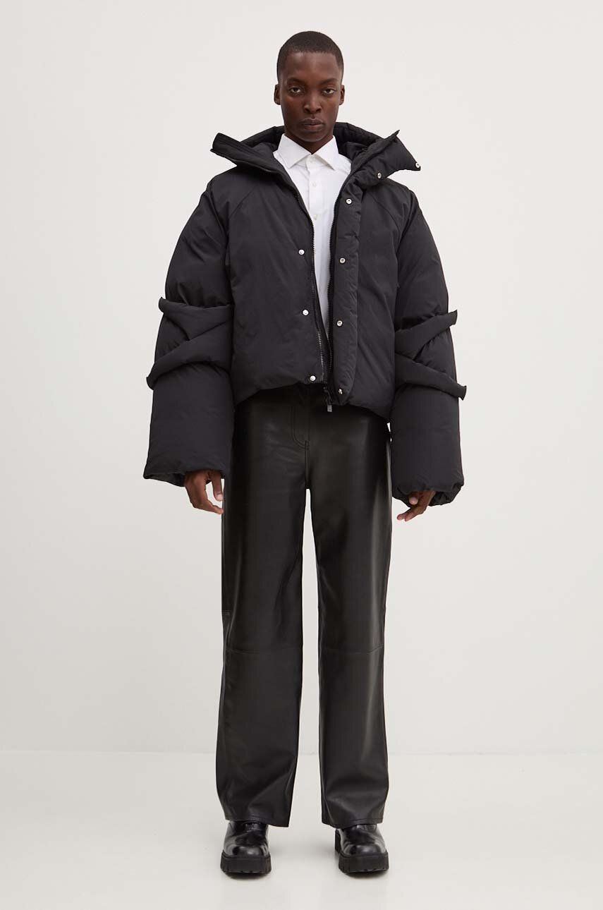 Puffer jakke HELIOT EMIL Black Puffer Jacket Sort | PREAW24.M.02.131.BLK01, 1