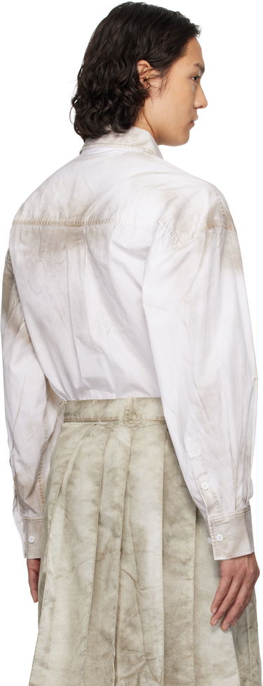 Skjorte Feng Chen Wang Feng Chen Wang Sandwashed Shirt Hvid | FUS19SR01, 2