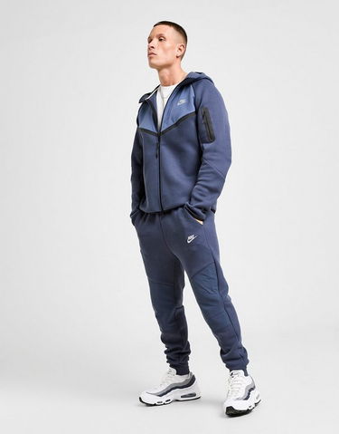 Sweatshirt Nike Tch Mix Wr Full-Zip Hoodie Mørkeblå | IH4302-437, 2