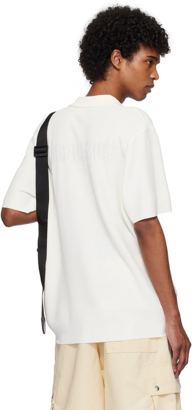 Polo skjorte Jacquemus Jacquemus Knit Polo Hvid | 25E255KN296-2439, 2
