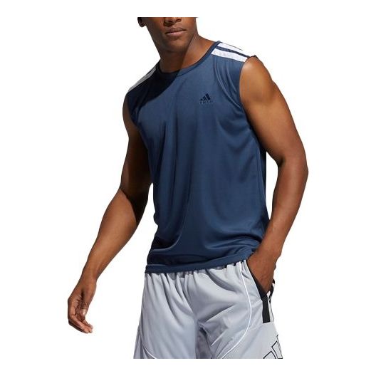 Tanktop adidas Originals Basketball Sports Vest Blå | GT3015, 0