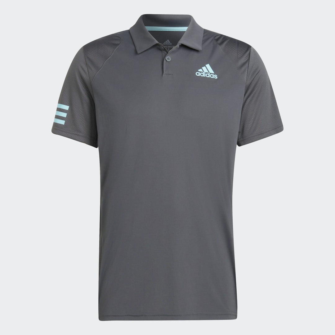 Polo skjorte adidas Performance Club 3-Stripes Tennis Polo Shirt Grå | HB8028, 1