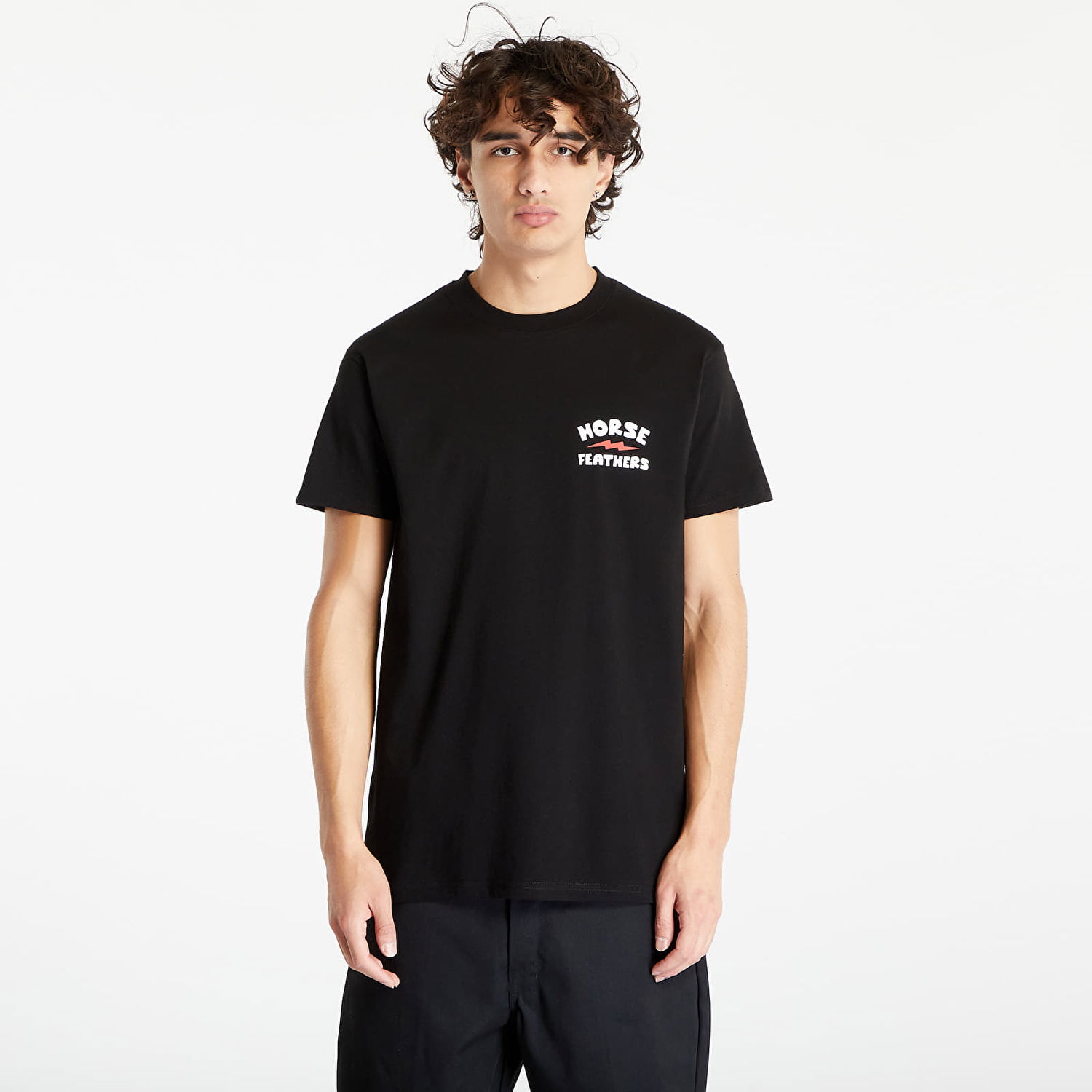 T-shirt Horsefeathers Ignite T-Shirt Sort | SM1332A, 0