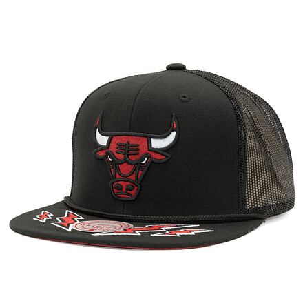 Kasket Mitchell & Ness Recharge Trucker Chicago Bulls Black Sort | HHSS7016-CBUYYPPPBLCK, 0