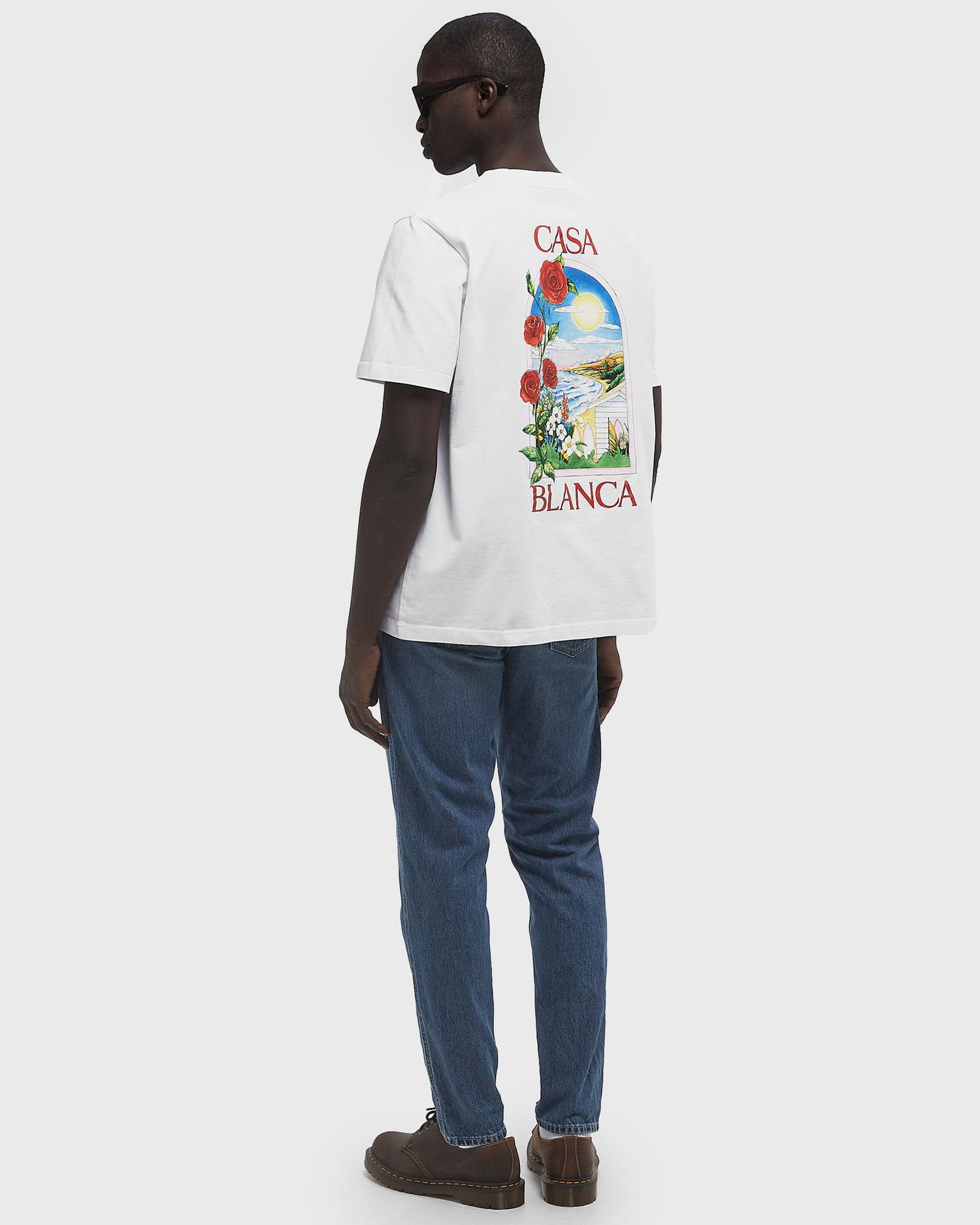 T-shirt Casablanca LA Days Printed T-Shirt, Size XL Hvid | MS25-JTS-001-12, 1