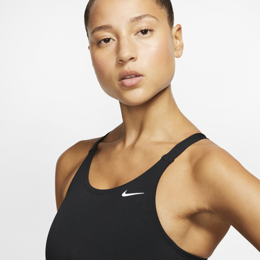 Badetøj Nike Poly Solid Fastback Sort | CW9507-010, 3