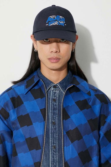 Bomberjakke ADER ERROR Tenit Checkered Jacket Blå | BMADFWJK1001, 4