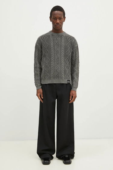 Sweater Neighborhood NEIGHBORHOOD Cable Knit Sweater Grå | 24213NH.KNM01, 4