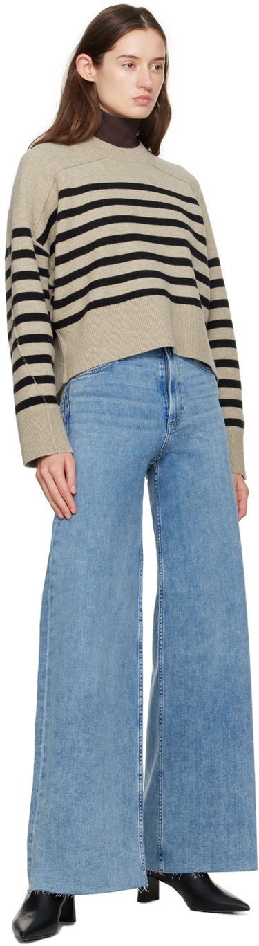 Jeans rag & bone Rag & Bone Sofie Wide-Leg Jeans Blå | WDD24S2952CLOT, 3