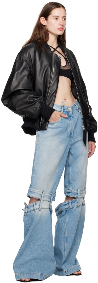 Jeans The Attico The Attico Long Leg Split Jeans Blå | 241WCP157 D073, 3