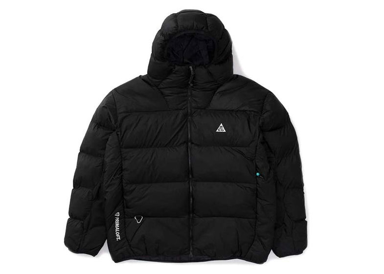 Puffer jakke Nike ACG Therma-FIT ADV Lunar Lake Puffer Jacket Triple Black Sort | DH3071-011