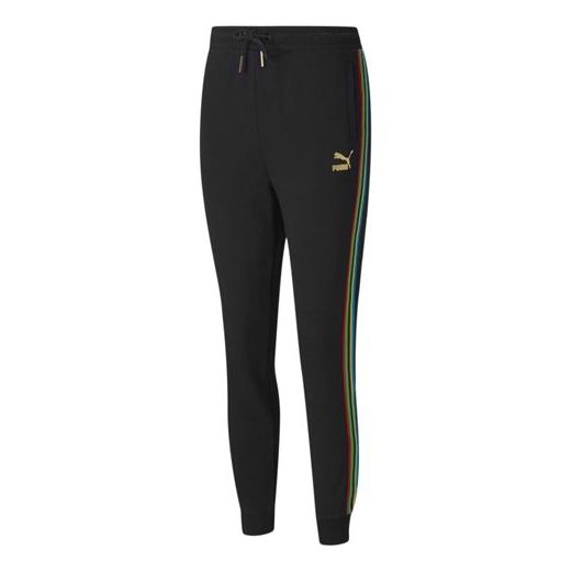 Joggingbukser Puma World Resonance Series Drawstring Knitted Trousers Sort | 599062-51, 0