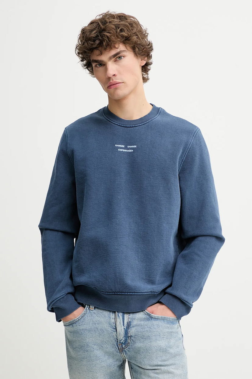 Sweatshirt Samsoe Samsoe Samsoe Samsoe SAMARCUS Sweatshirt Blå | M25200035
