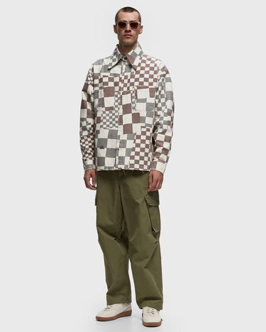 Skjorte ERL Check Print Long Sleeve Shirt Grå | ERL08J010, 4