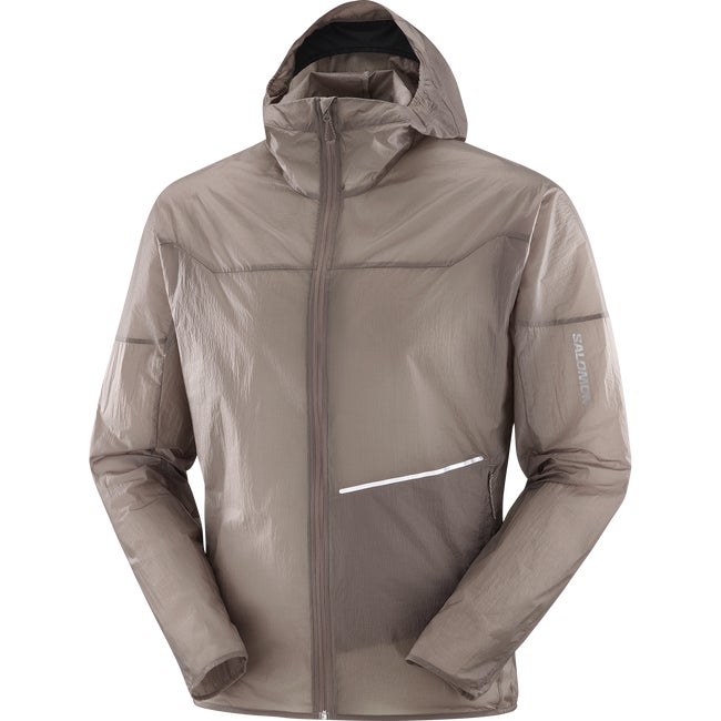 Vindjakke Salomon Sense Aero Wind Jacket Grå | LC2429100, 1