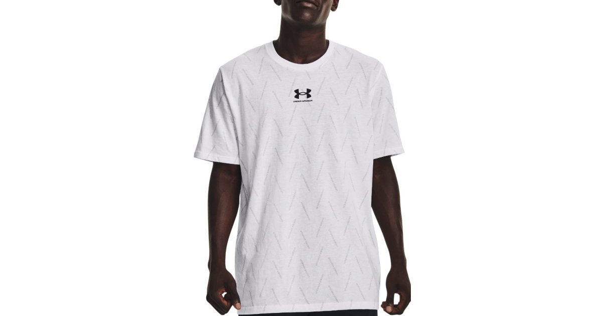T-shirt Under Armour HG HG Seamless Ripple Hvid | 1383428-100, 1