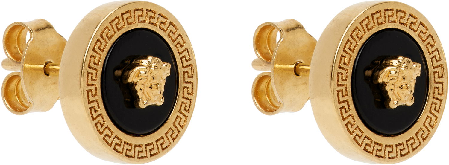 Øreringe Versace Enamel Medusa Earrings Beige | DG27256_DJMR, 1