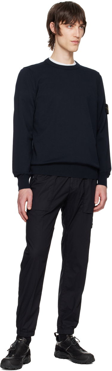 Cargo bukser Stone Island Stone Island Stretch Cotton Tela Paracadute Sweatpants Sort | K1S15 3100017 S0003, 4