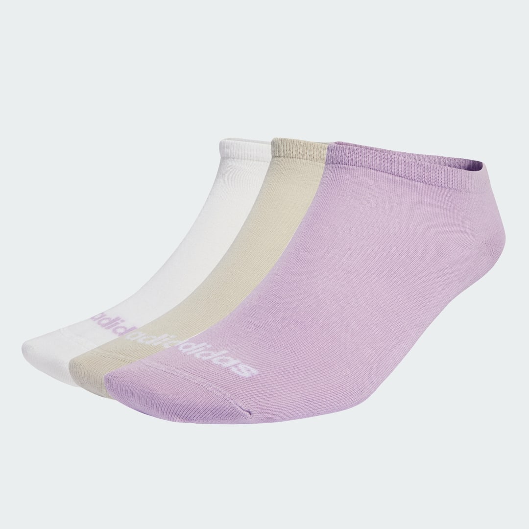 Sokker adidas Performance Thin Linear Low-Cut Socks - 3 Pairs Lilla | JL6120, 0