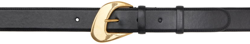 Bælter The Row Effi Black Leather Belt Sort | W1557-L60