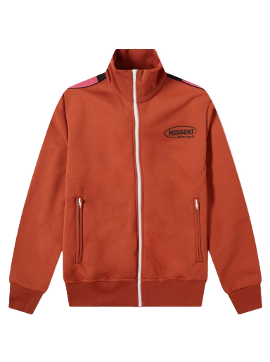 Jakke Palm Angels x Missoni Side Stripe Track Jacket Rød | PMBD001F21FAB0092701