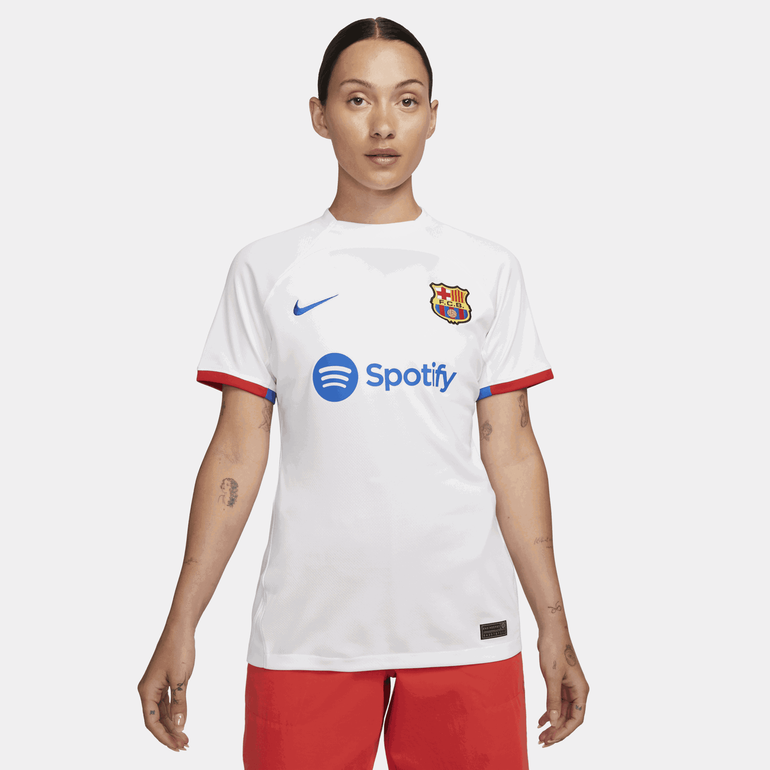 Jersey Nike Dri-FIT FC Barcelona Stadium 2023/24 Hvid | DX2728-101, 0