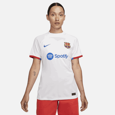 Jersey Nike Dri-FIT FC Barcelona Stadium 2023/24 Hvid | DX2728-101, 0