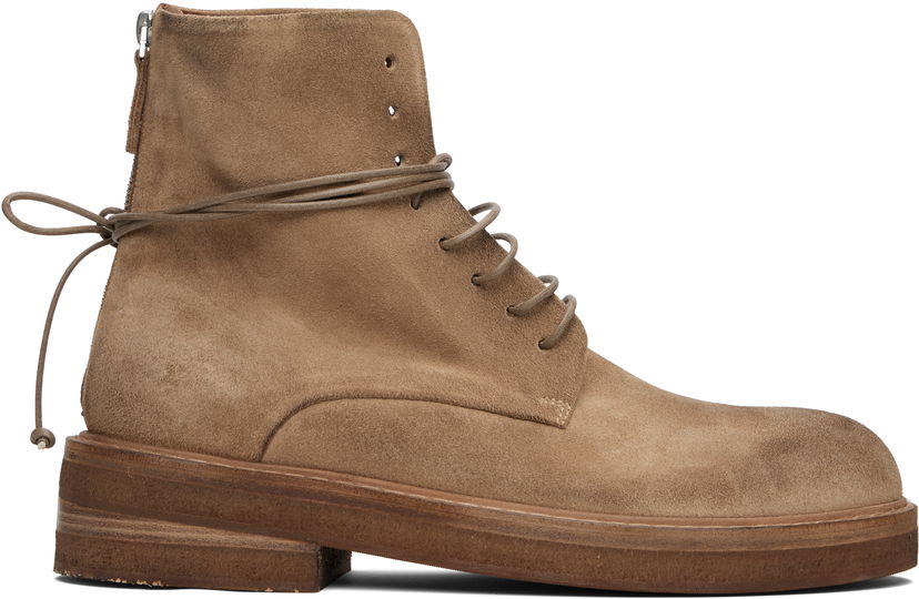 Tøj Marsèll Marsèll Parrucca Suede Combat Boots Brun | MM2961 P024310