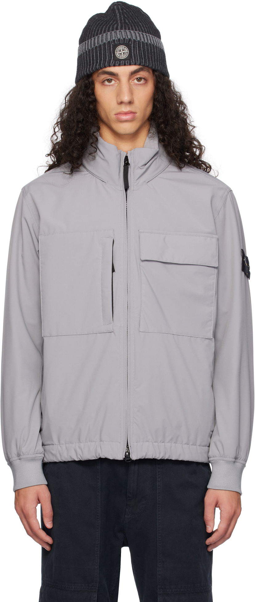 Vindjakke Stone Island Insulated PrimaLoft Jacket Grå | 811540527
