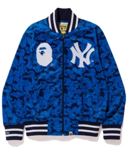Jakke BAPE Mitchell & Ness x Yankees Jacket Blå | 001LJF731910XBLU, 0