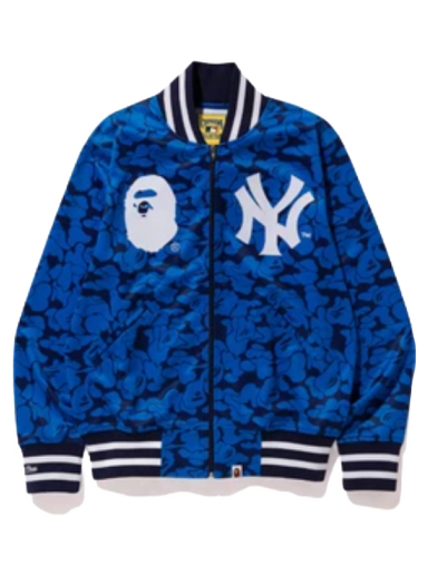 Jakke BAPE Mitchell & Ness x Yankees Jacket Blå | 001LJF731910XBLU