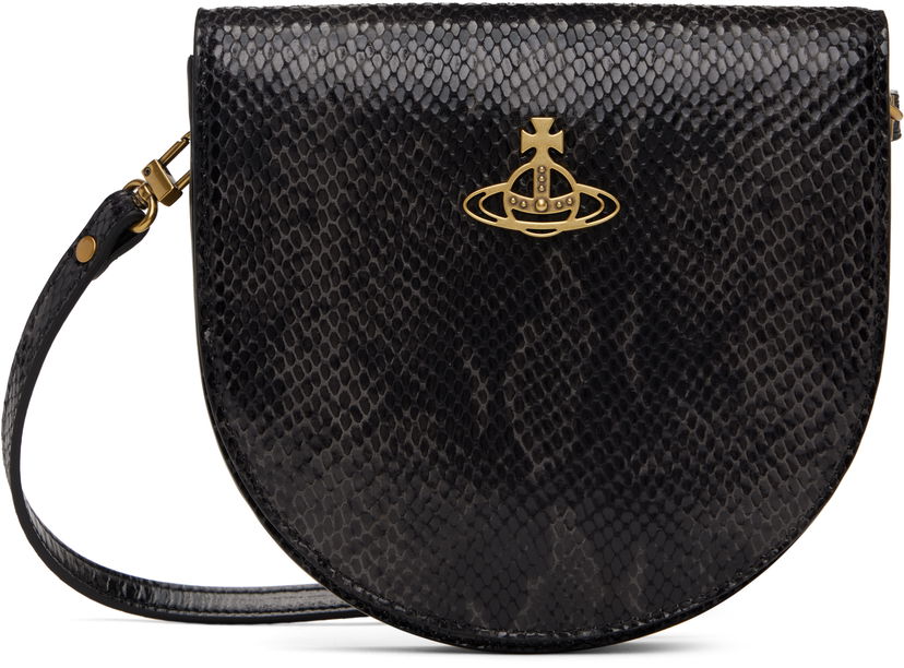 Skuldertaske Vivienne Westwood Saddle Crossbody Bag Sort | 5801000AW-L007Y-