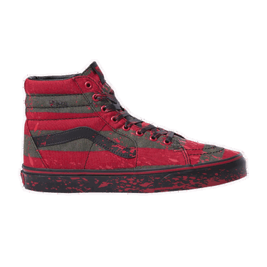 Sneakers og sko Vans House of Terror x Sk8-Hi "The Nightmare on Elm Street" Rød | VN0A4U3CZV1, 0