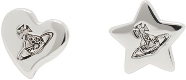 Øreringe Vivienne Westwood Priscilla Heart And Star Earrings Metalisk | 6201033B-02P157-FJ, 0
