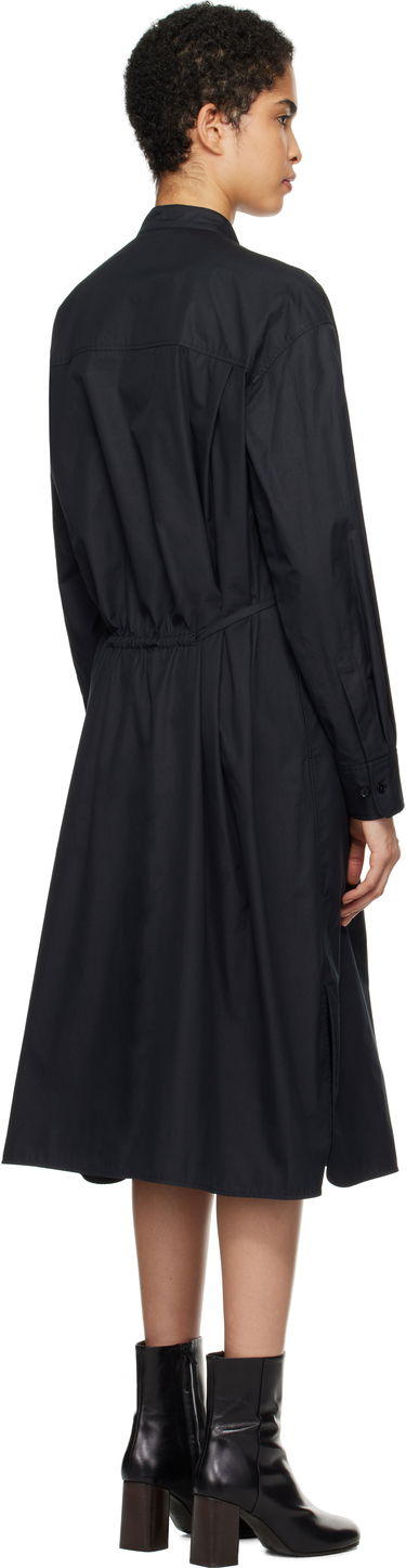 Kjole LEMAIRE Lemaire Drawstring Midi Shirt Dress Sort | DR1087 LF839, 2