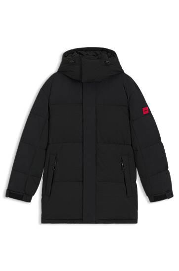 Puffer jakke BOSS Water-repellent Down Coat Sort | 50547890