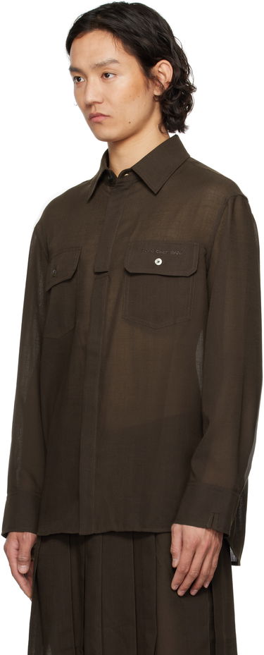 Skjorte Feng Chen Wang Feng Chen Wang Triple Cut Shirt Brun | FUS19SR22, 3