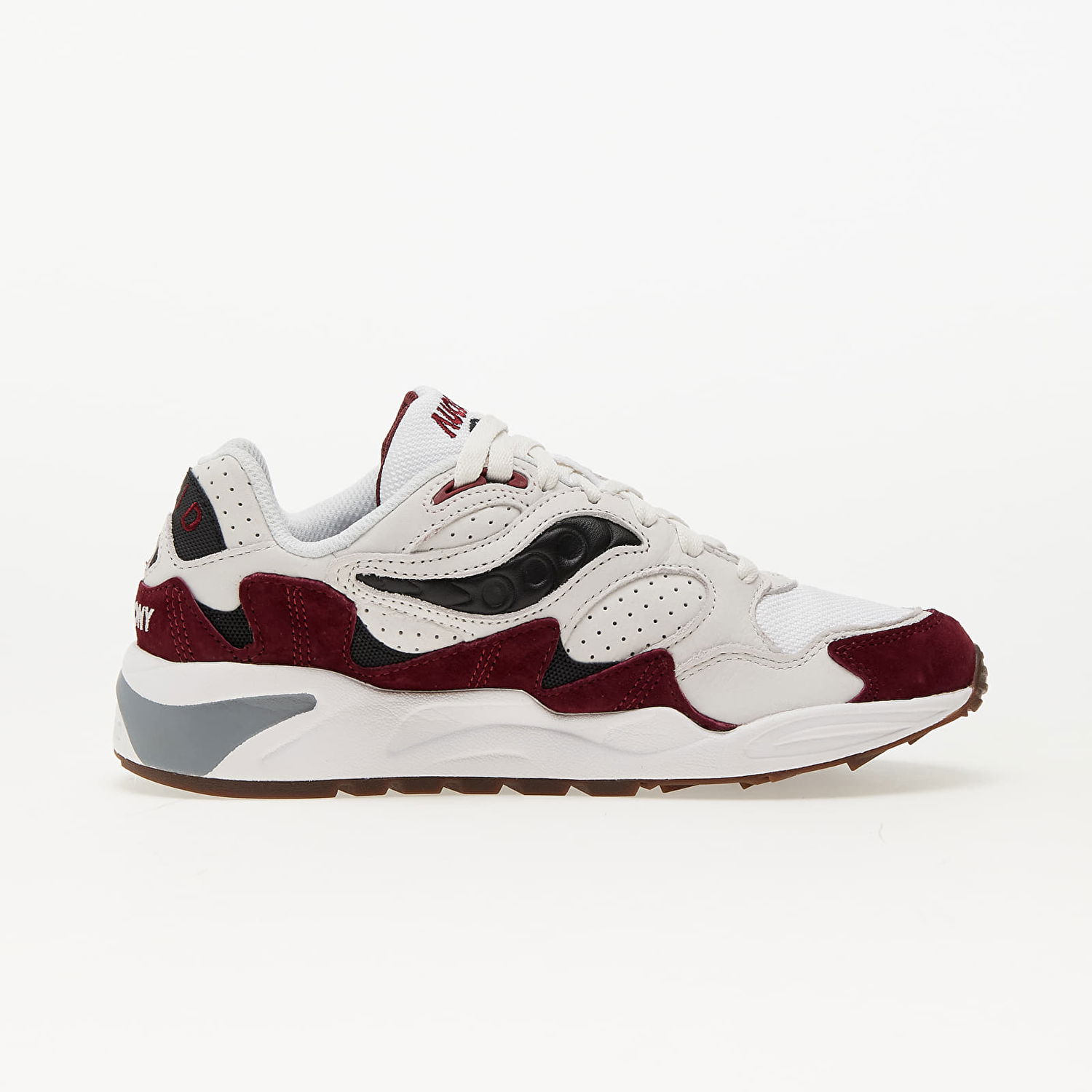 Sneakers og sko Saucony Grid Shadow 2 Cream/ Red Bourgogne | S70773-2, 1