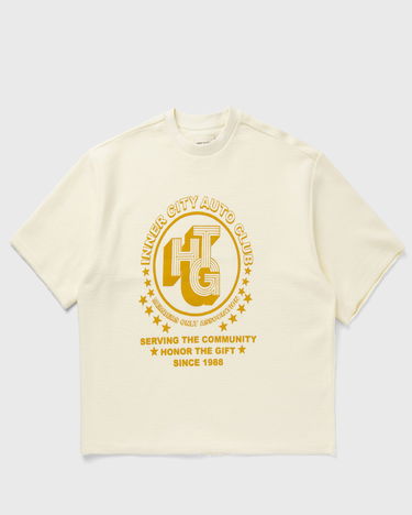 T-shirt Honor The Gift Association Herringbone Graphic T-Shirt Beige | HTG250191-WHITE, 1