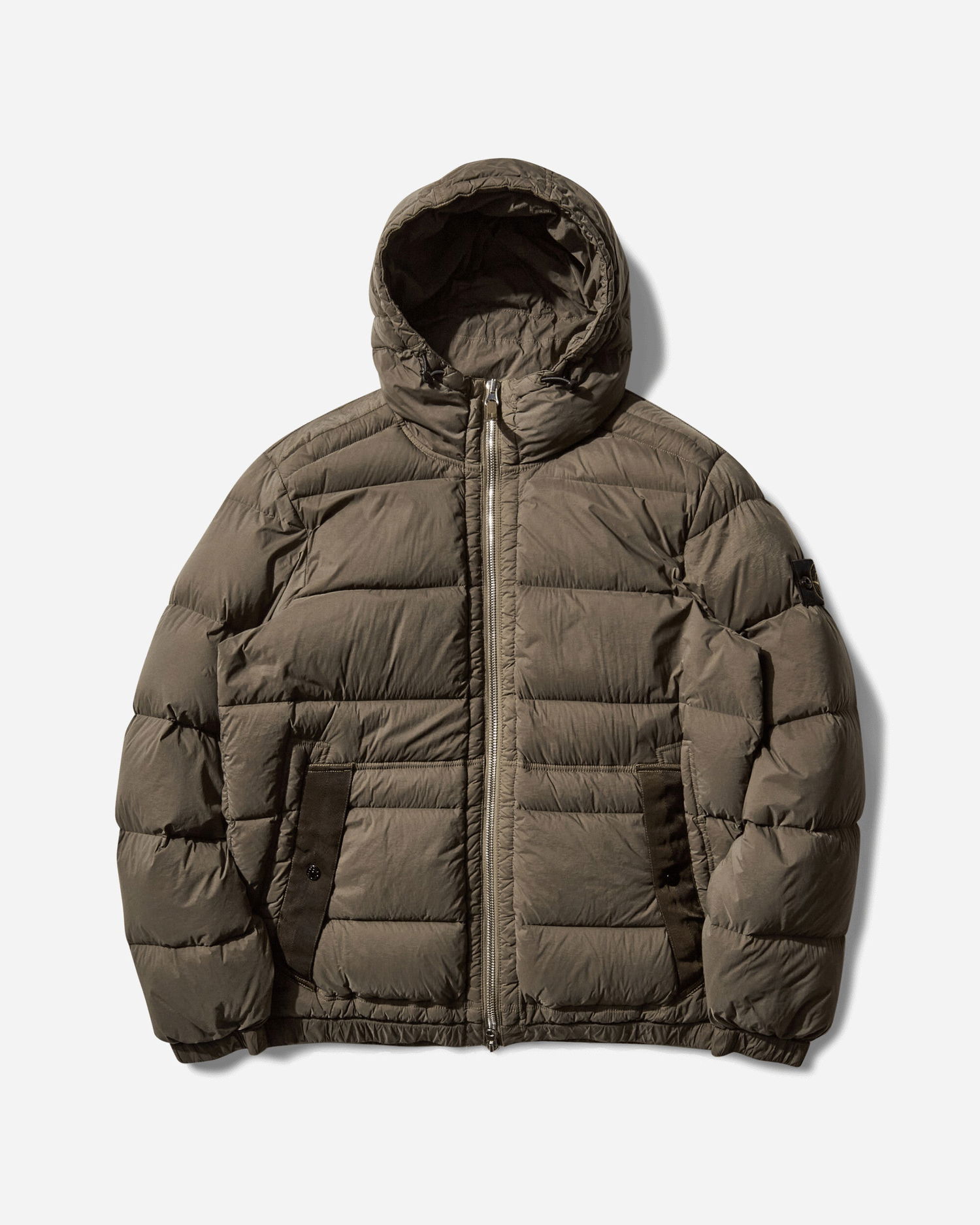 Puffer jakke Stone Island Tunnel Nylon Down-TC Hooded Jacket Grøn | K2S15-4100040-S0028 V0054, 1