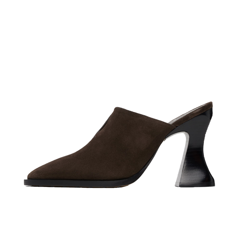Sneakers og sko Bottega Veneta Bottega Veneta Cha-Cha Suede Mules Brun | 787036 V3QE1
